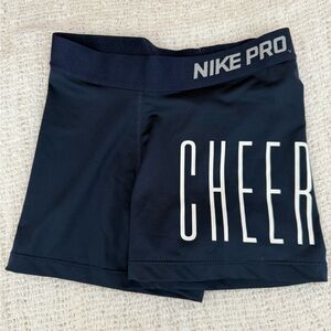 Nike Pro Navy Cheer Shorts